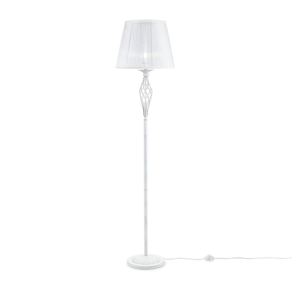 acquista Lampada da terra Elegant in Metallo Grace Bianco con Oro