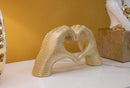 Scultura Lover Gold 25x7,5x13,5 cm in Resina Oro      