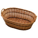 Cesta pane in vimini europeo ovale cm 70x45xh25