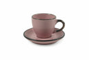 Set 6 Tazzine da Caffè cm in Stoneware Villa d'Este Home Tivoli Royal