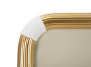 Cornice Bann 20x2,5x25 cm in Poliresina e Vetro