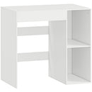 Mobile Sopra Lavatrice 96x60x95 cm con 2 Ripiani Aperti e Autoportante Rivestimento in Melamina Bianco      