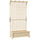 Fioriera da Giardino 90x45x183 cm con Traliccio per Piante Rampicanti in Legno Naturale