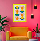 Stampa su Tela Pop Art con Cornice 50x3,3x70 cm in Pino e Tela e Plastica      
