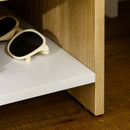 Comodino Moderno1 Cassetto 40x40x60 cm con 2 Prese USB Color Legno