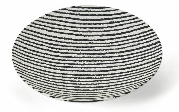 Set 6 Piatti Piani Ø28x4,5 cm in Porcellana Villa d'Este Home Tivoli Timbuktu Stripes sconto