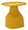 Tavolinetto Gea Giallo 48x48x50 cm in Polipropilene Giallo