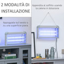 Zanzariera Elettrica 30W 48.5x8.5x26.5 cm 