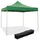 Gazebo Richiudibile Pieghevole 3x3m in Acciaio e PVC Impermeabile Verde