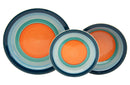 Servizio Piatti 18 Pezzi in Stoneware Collection Creek Azzurro