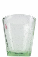 Set 6 Bicchieri per Acqua in Vetro 250 ml Villa d'Este Home Tivoli Verde Chiaro Cancun Satin