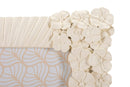 Cornice Cempak 22,8x2x28 cm in Resina e Vetro Crema      