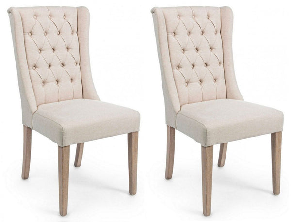 Set 2 Sedie 51x63x104h cm Columbia Beige prezzo