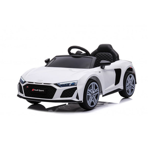 Macchina Elettrica per Bambini 12V Licenza Ufficiale Audi R8 New Spyder con Telecomando e Sedile in pelle Bianco online