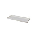 Sottovaso Rettangolare per Vaso a Cassettone Schio Tera Cassa Chalk 80x29,5 cm in Plastica Bianco Gesso 