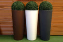 Vaso Ø34x86 cm in Resina Arkema Tondo 86 Verdescuro
