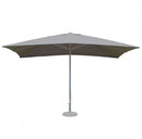 Ombrellone da Giardino 3x3 m Palo Ø25 mm Mercurio in Acciaio Tortora Telo Grigio
