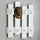 Appendiabiti da Muro 64x4x79 cm Attaccapanni con Montaggio a Parete in Legno Bianco