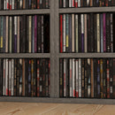 Set 2 Pezzi Mobile Libreria Porta CD 21x22,5x88,5 cm Grigio    
