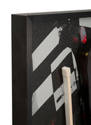 Stampa con LED su Tela Psyco 60x3,5x90 cm in Tela e Plastica e MDF Multicolor      