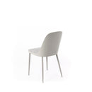 Set 4 Sedie 46x55xH80 cm in Polipropilene Tamara Grigio Chiaro