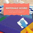 Set 4 Blocchi di Costruzione Morbidi per Bambini Gioco Educativo Modulabile in PU e EPE Multicolore      