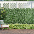 Arella Siepe Sintetica Artificiale Arrotolabile e Impermeabile 300x100 cm in Seta e PE Verde Scuro      