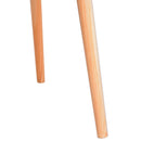 Tavolino da Caffè Rotondo Design Moderno in Legno MDF Ø38.5x41.5 cm 