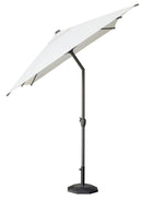 Ombrellone da Giardino 3x2 m Palo Ø48 mm Telo in Polietilene Ecrù