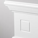 Camino a Bioetanolo da Pavimento 110x37x102 cm Cambridge Bianco