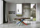 Tavolo Allungabile 160-264x90x77 cm Volantis Noce