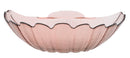 Svuota Tasche Shell Rosa Ø32x10 cm Vetro