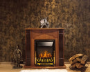 Camino Elettrico da Pavimento 88,3x95x30 cm Effetto Fiamma 2000W Clasic & Meridian Bianco