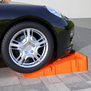 Set 2 Rampe per Auto 91x30x21 cm con Carico Massimo 5 Tonnellate in Plastica Arancione  