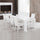Consolle Allungabile 48/283x76x90 cm Italia bianco lucido