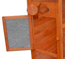Voliera da Esterno 77x55x158 cm in  Legno Naturale 