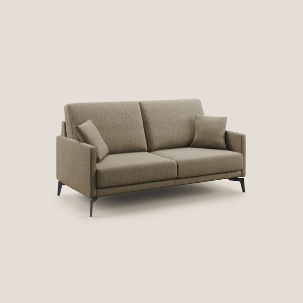 sconto Divano 2 Posti 160x94x90 cm in Tessuto Marrone