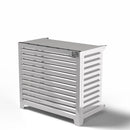 Cover Pompa di Calore 105x65x150 cm installazione a terra vicino la parete Big Blade VL Bianco 