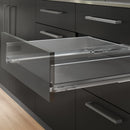 Kit Cassetto Vertex H 178 mm con Pannelli Inclusi Larghezza 450 Grigio Antracite Emuca