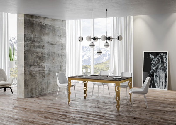 Tavolo Allungabile 160-264x90x80 cm Karamay Evolution Noce acquista