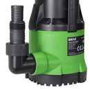 Pompa Immersione Elettropompa Sommersa Acque Chiare 250W 5000L/h Fondo Piatto