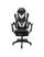 Sedia Gaming con Poggiapiedi in Similpelle Bianco