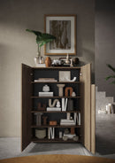 Mobile Multiuso 2 Ante con 5 Ripiani 78x37x116 cm Jupiter Mercure
