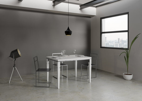 Tavolo Allungabile 120-240x90x78-80 cm Impero Libra Bianco Frassino prezzo