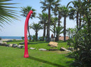 Doccia Solare da Giardino 28L Miscelatore Temporizzato Arkema Happy Beach Viola