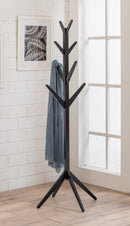 Appendiabiti in Legno 45x45x176 cm Arrow Nero