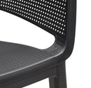 Set 6 Sedie da Giardino 61x54x79h cm Elisa Chair Grafite