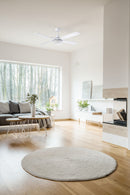 Ventilatore da Soffitto con 4 Pale e Lampada Ø120 cm 3 Velocità Martec Primo Bianco