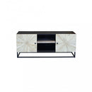 Mobile TV Stanford 140x46x56 h cm in Legno Marrone