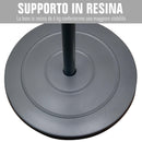 Stufa da Esterno Fungo Riscaldante Elettrico 1500W Impermeabile in Alluminio 200 cm 
